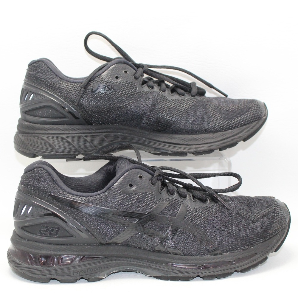 ASICS Gel Nimbus 20 Black Running Shoes T800N Mens 9 Low Top Sneakers
